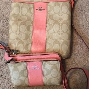 Coach purse and wallet